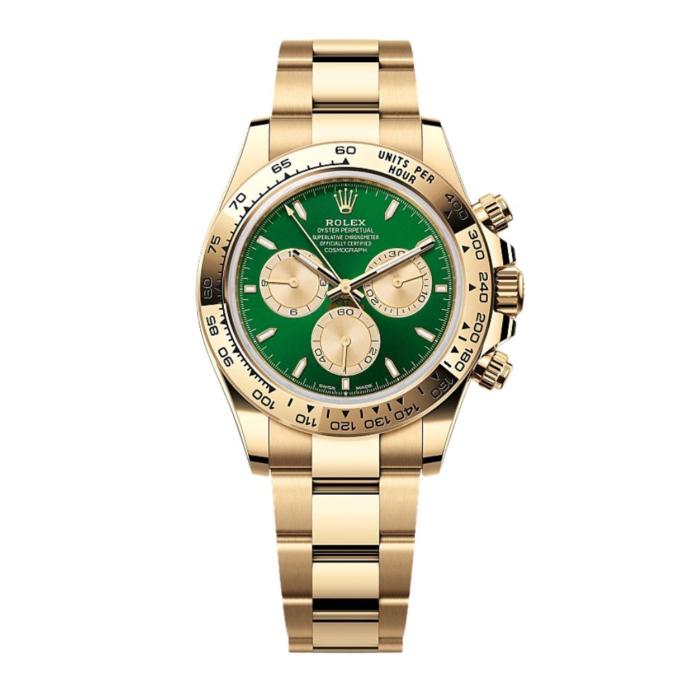 Rolex Daytona 126508 "Yellow Gold Green"